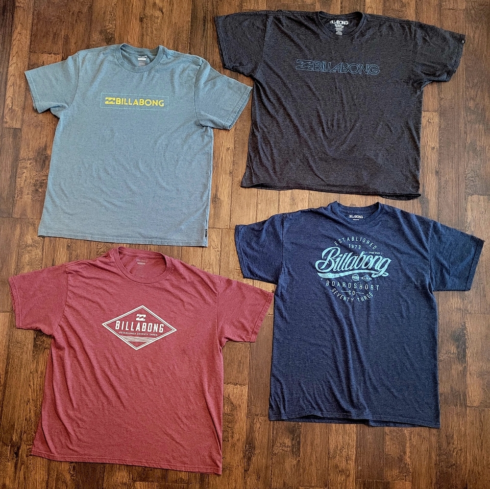 Lot of 4Billabong T-shirts - Men's XXL